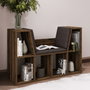 Hanah Home Estantería Livora Rustic Walnut